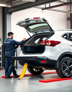 مراحل نصب جک صندوق برقی