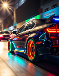 مراحل اجرای نورپردازی در خودرو