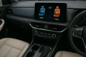 صندلی‌های برقی با گرم‌کن و سردکن و سیستم تهویه دوگانه