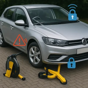 خودرو ایمنشده با قفل فرمان، قفل چرخ و سیستم ضد سرقت هوشمند